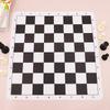 Portable PU Chess and Checkers Foldable Board
