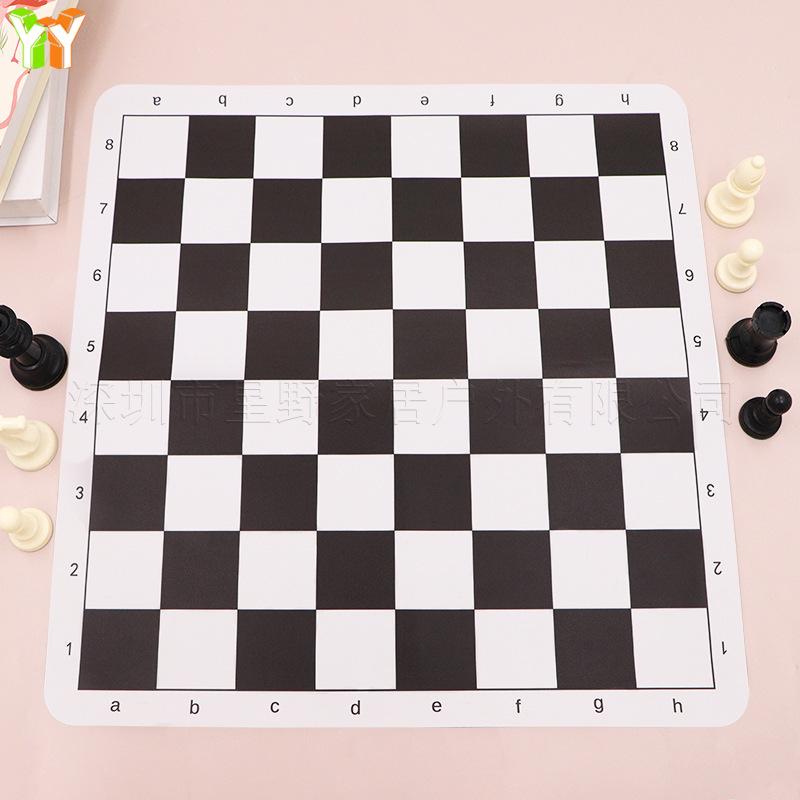 Portable PU Chess and Checkers Foldable Board