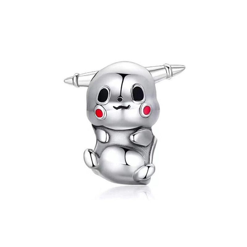 MINSO Charm Bead Component Boy Girl Cat Princess Pendant Bead Component Bead Component Compatible With Authentic Original 3mm Snake Charm Bead