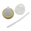 Beverage Can Lid Drink Top Cap Portable Dustproof Leakproof Cover Sealer with Straws Bottle Tops