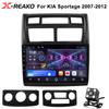 Ραδιόφωνο Αυτοκινήτου Android 2Din REAKOSOUND Multimedia Video Player Για Kia Sportage 2 2008-2010 Πλοήγηση GPS Μονάδα Κεφαλής Carplay