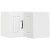 Porto Wall Mounted Corner Cabinet White 57 X 57 X 40 Cm Particleboard