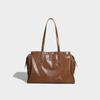 2024 Summer New High-Quality Travel Bag, Vegetable-Tanned Leather Briefcase, Large Capacity, Fashionable and Versatile Tote Bag