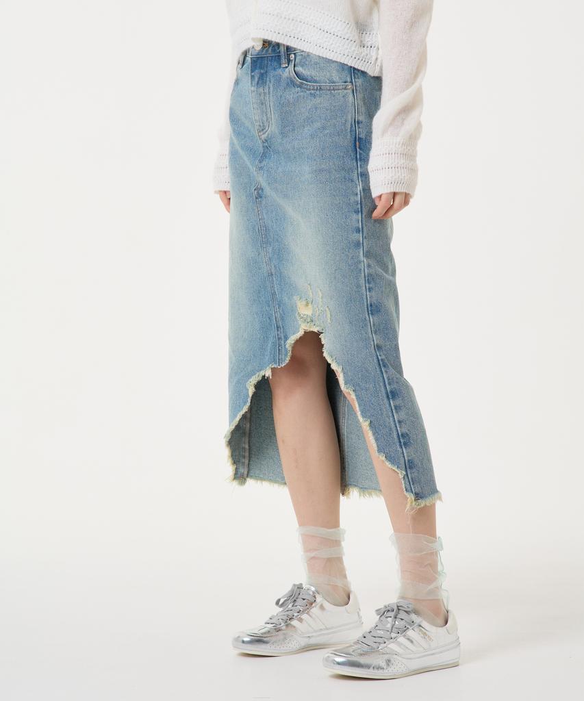 Unknown Planet Lau Denim Skirt Blue