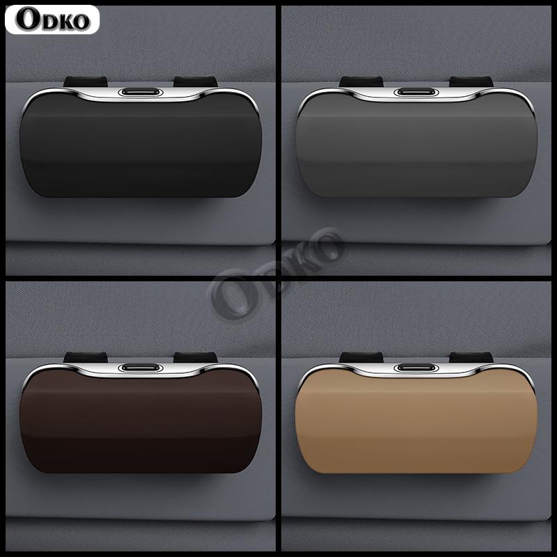 For Toyota Prius Camry Corolla CHR RAV4 Land Cruiser Prado 150 Crown Sienna Yaris Car Visor Sunglasses Glasses Case Clip Box