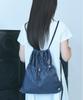 Oart Star Denim Gymsack String Bag [Indigo Blue]