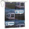 Knaus Caravan Shower Curtain Bathroom Polyester Waterproof Bath Curtains With Hooks