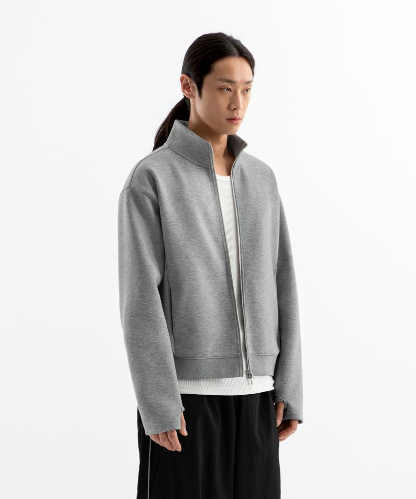 Brenson [Air Cell] Neo Cozy Fingerhole Crop Full Zip-Up (4 Colors)