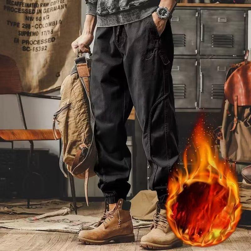 Mode Stijl Casual Broeken voor Heren Vintage Tactische Sportkleding Slijtvaste Sportbroeken Losse Fit Cargo Broeken