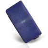 Hum Stingray Long Wallet with Round Zipper, Stingray Leather (Midnight Blue), Popular Genuine Leather, Large Capacity