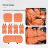 Breathable Nappa Leather Car Seat Cushion for Hongqi Models (H5, H7, H6, E-H9, HS7, HS5, EQM5, HS3) - All Seasons Universal Fit