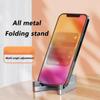 Aluminum Zinc Zinc Alloy Mobile Phone Bracket Foldable Table Phone Holder Convenient Cell Phone Holder Table