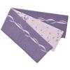 Reversible Yukata Obi Touch [Warakugure] Kiryu-ori (Cotton Ribbon, Purple)