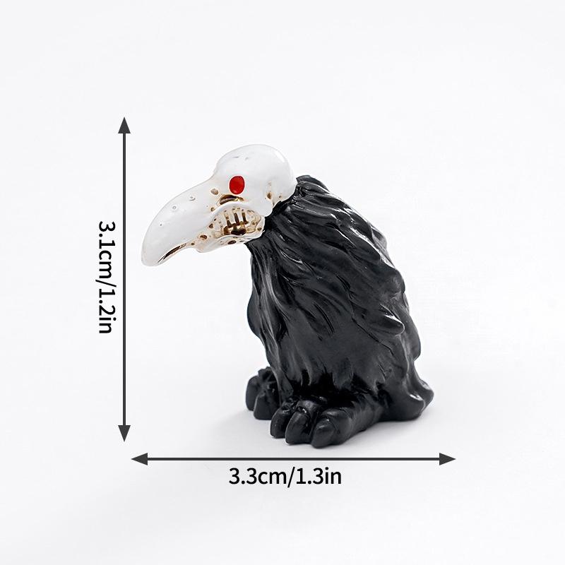Halloween Miniatures Halloween Theme Capybara Ornaments Halloween Micro Landscape Mini Horror Desktop Figurine Decoration
