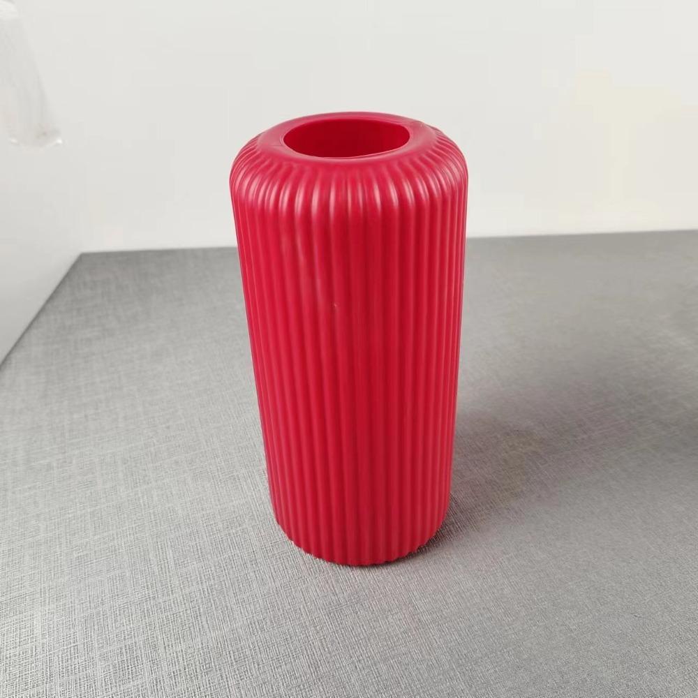 Gestreifte Blumendekoration Einfache Dekorations-Blumenvase Behälter Blumentopf Wohnzimmer
