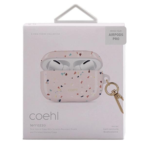 UNIQ Coehl Terrazzo AirPods Pro Case Blush Pink
