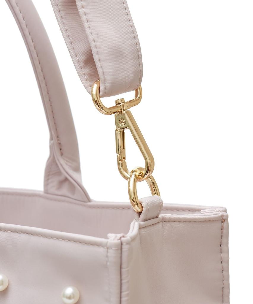 Maison de Fleur Pearl 2-Way Tote Bag, Women's, 8A43F0J9800, Grayish Pink