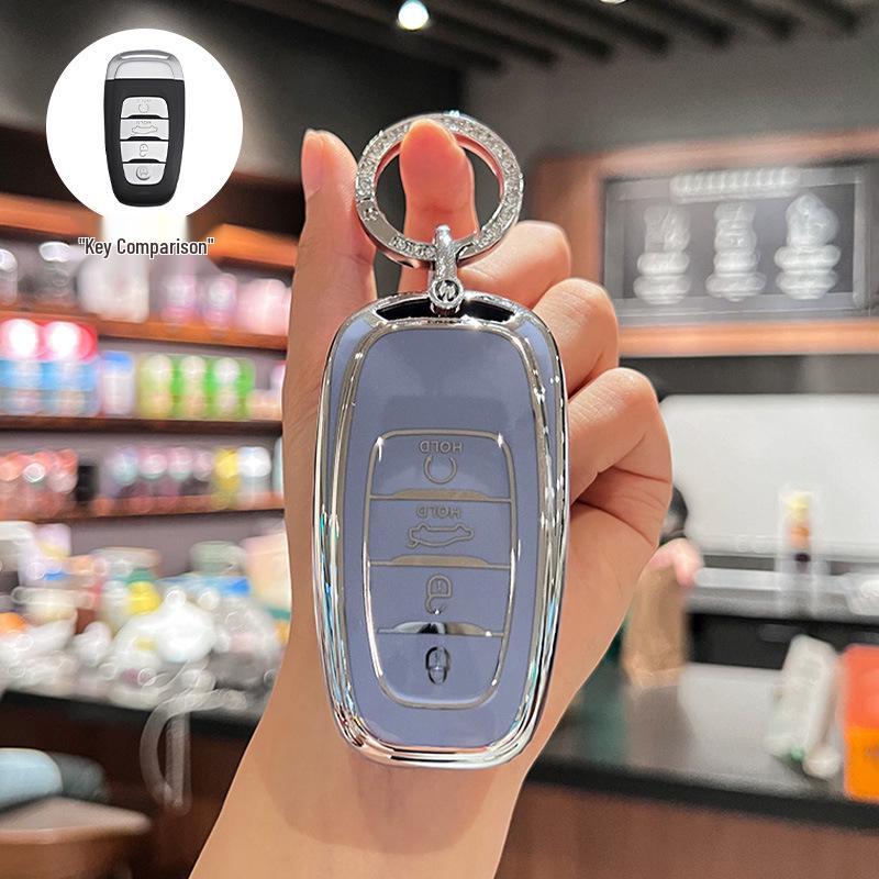 Hongqi Key Cover and Protective Shell for H5, HS5, H9, HS3, H6, HQ9, Tiangong 08, and HS7 EH7 Models