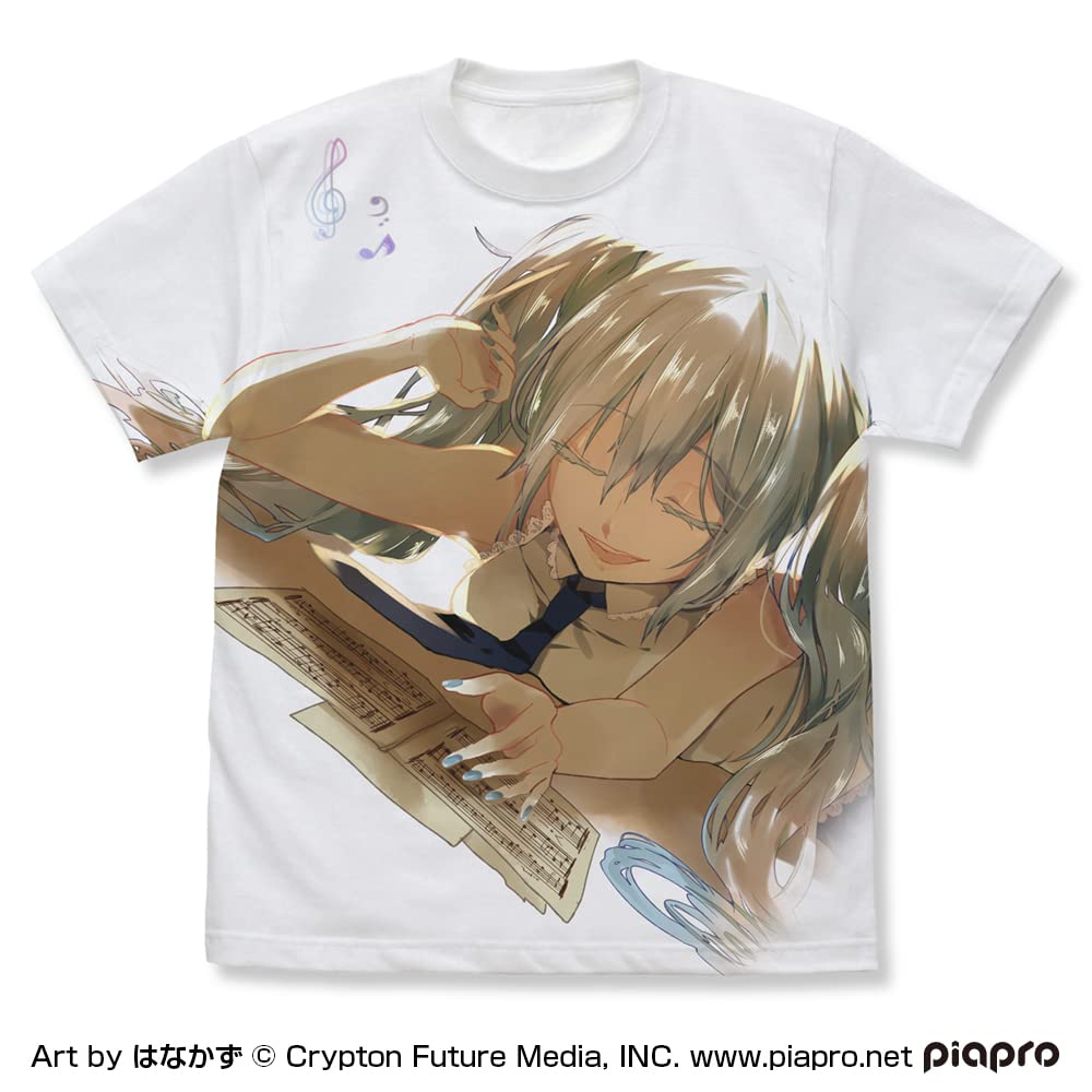 Cospa Hatsune Miku Hatsune Miku Full Graphic Hanakazu WHITE Tričko velikosti L Ver.