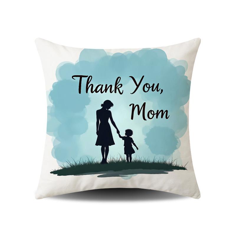 Mother's Day Series Festive Atmosphere Pillowcase Gift Home Sofa Living Room Decorative Pillowcase