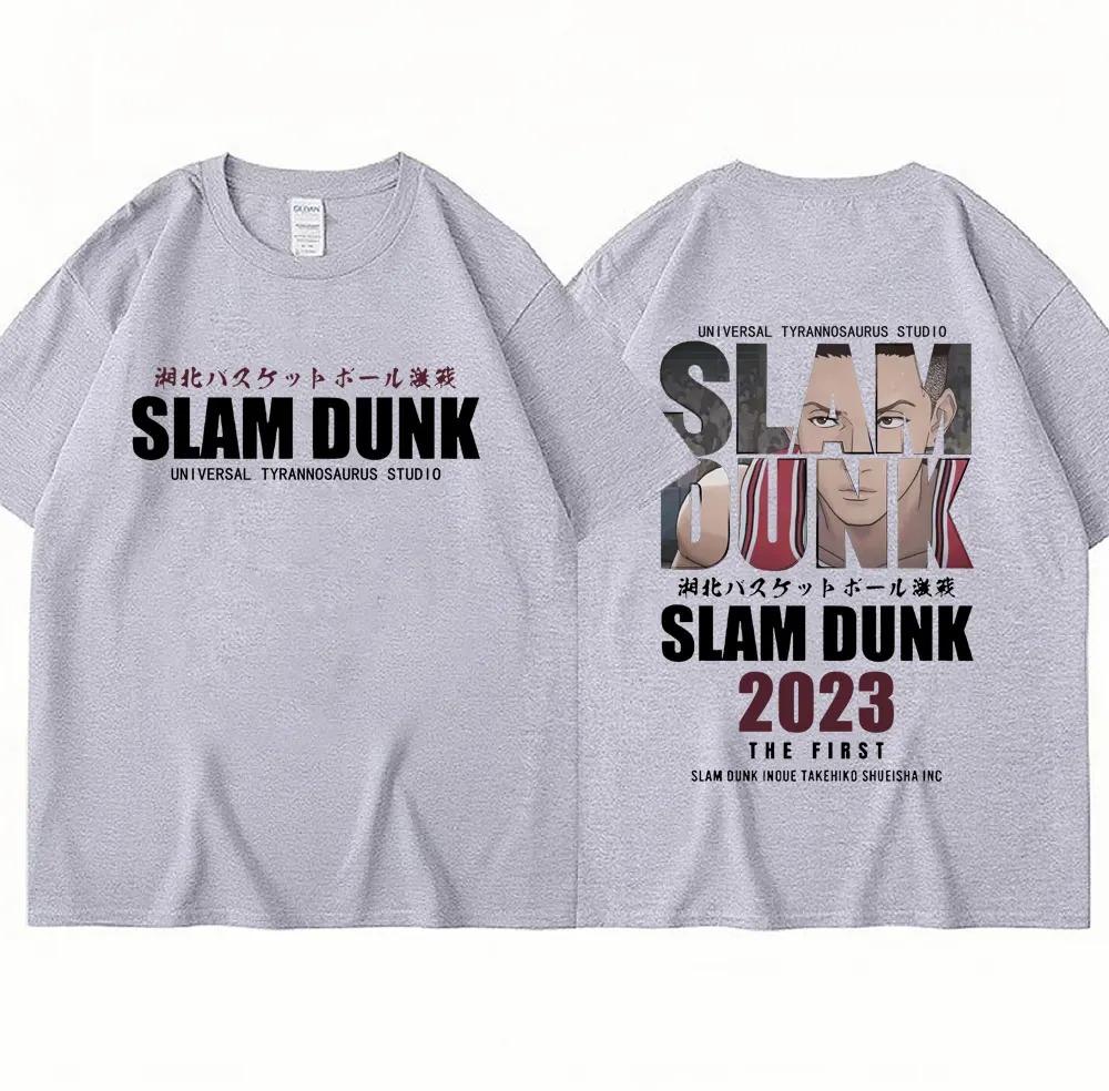 Nieuw T-shirt Slam Dunk T-shirt Anime Ryota Miyagi T-shirts Unisex Dames Basketbalteam Korte Mouw Oversized Koreaanse Streetwear