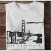 San Francisco T Shirt California Travel Golden Gate SweaT Trip Retro CA State Souvenir Top