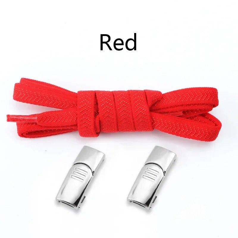 1Pair New Elastic Laces Sneakers Adult Kids 8MM Magnetic Lock Shoelaces Without Ties Flat No Tie Shoelace for Shoes Accessories
