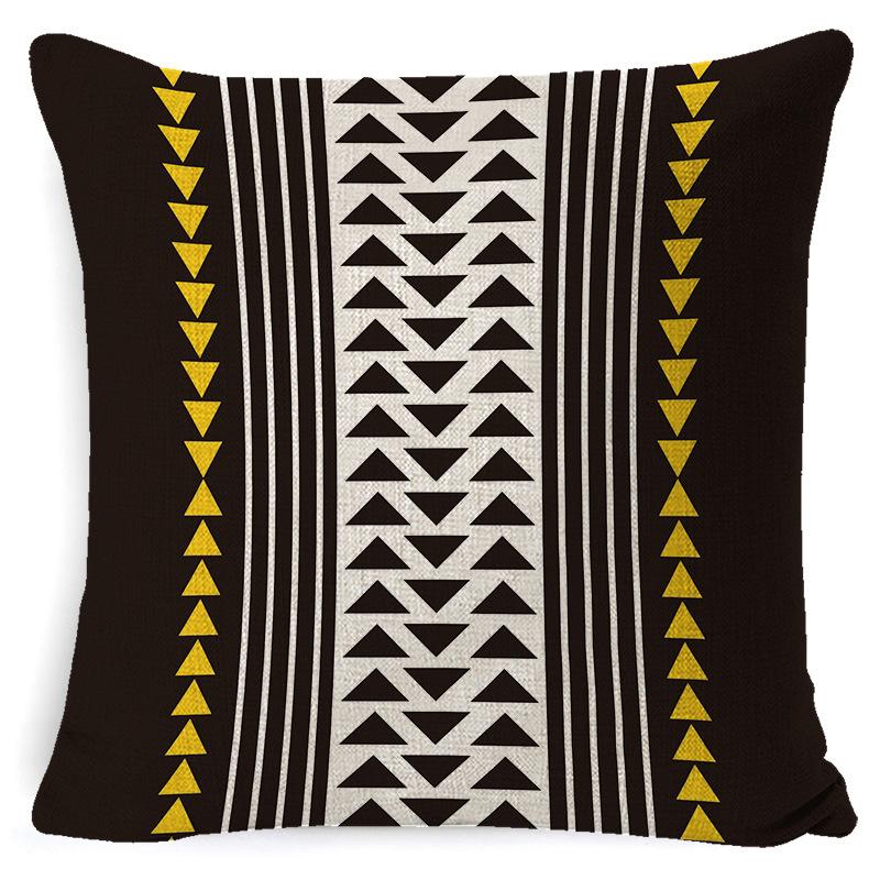 Nordic Plaid Cushion Cover Super Soft Peach Skin Home Sofa Cushion Pillow New Pillow Cover