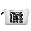 Women Nurse Print Cosmetic Bag Toiletries Organize Travel Storage Case 6863 KTB