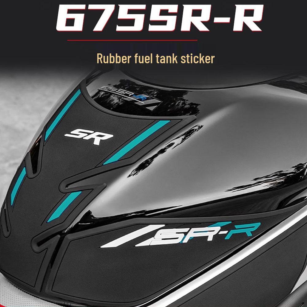 CFMOTO 675R-R 2024 Motorcycle Anti-slip Fuel Tank Rubber Sticker