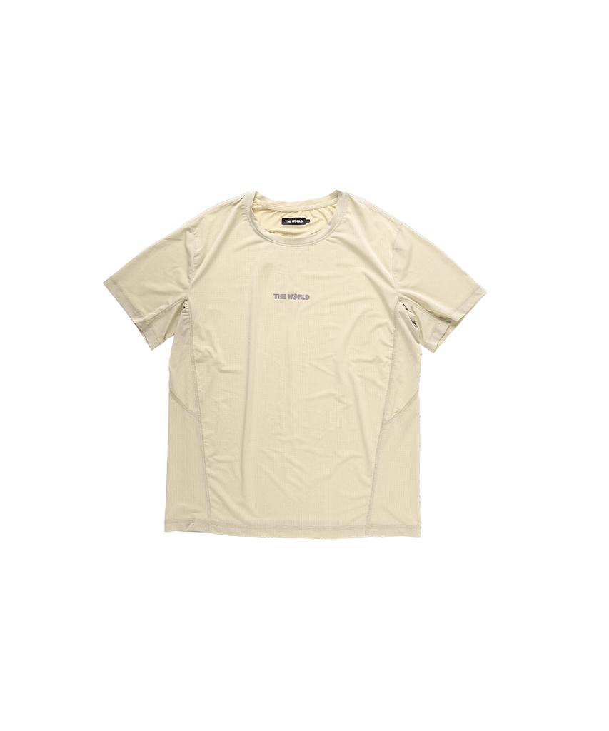 THEWARLD Basic Running Tee Beige