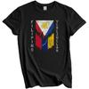 Philippinisch Venezolanische Flaggen Zerrissen Philippines Venezuela T-Shirt