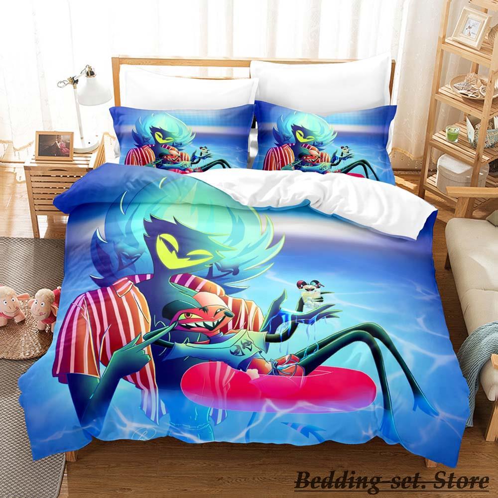 Fizzarolli Boss Bettwäsche Set Einzelbett Twin Full Queen King Size Bettwäsche Set Erwachsener Kind Schlafzimmer Bettbezug Sets Anime Bettwäsche Set Bett