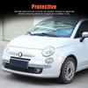Front Carbon Fiber ABS Emblem Surround Trim For Fiat 500 2007-2015