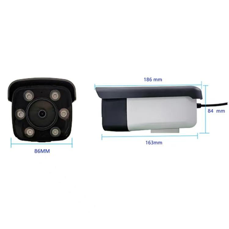 4-Channel PoE 8MP Outdoor Surveillance Camera Kit with Dual Light Night Vision