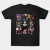 Herren Schwarzes T-Shirt mit Aufdruck Die Gesichter von Michael Scott - The Office Shirt Druck auf No-Cut Transferpapier Baumwoll-T-Shirt