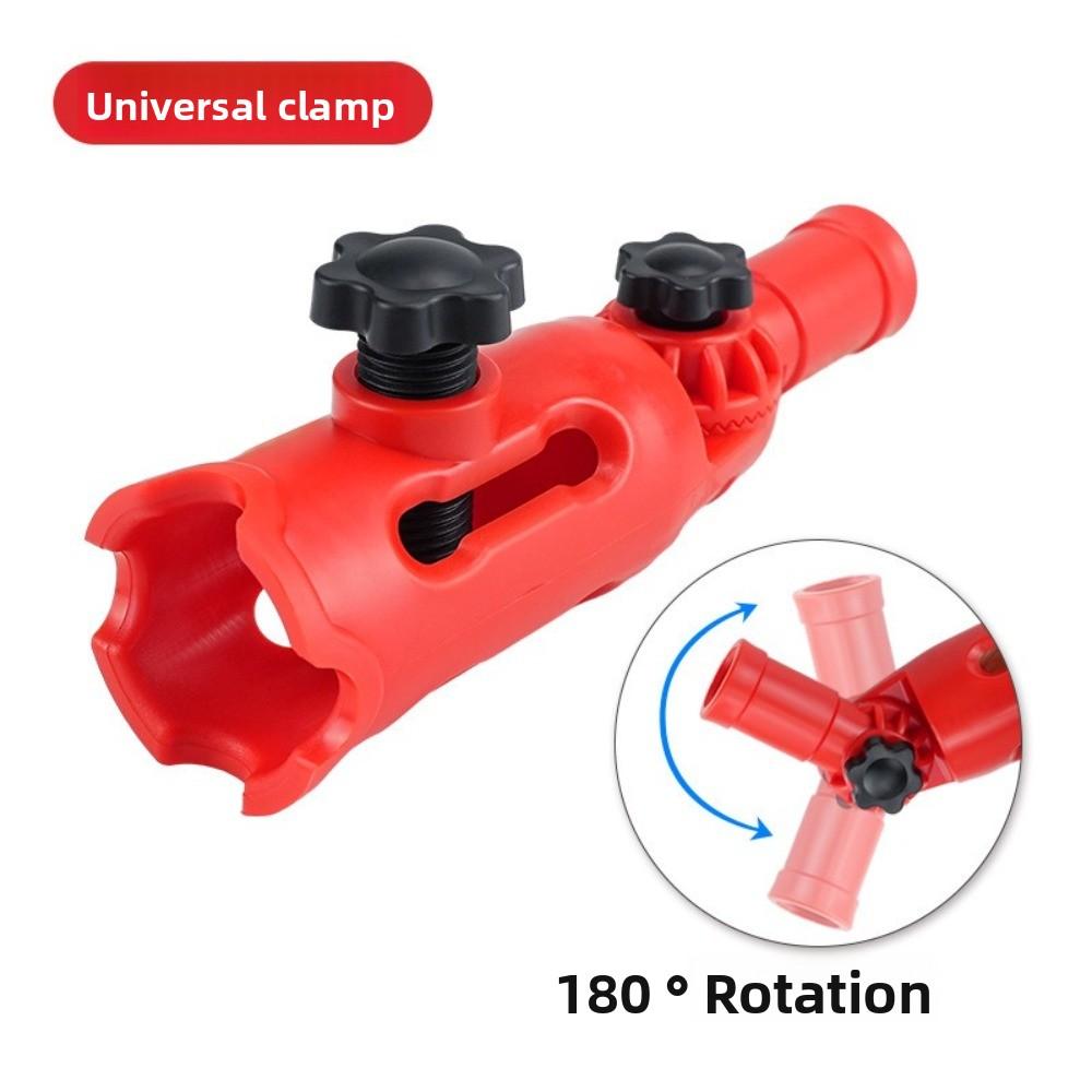 Multi-Angle Paint Brush Extender Rotating Head Plastic Paint Brush Holder Extension Pole Attachment Holder for High Ceiling