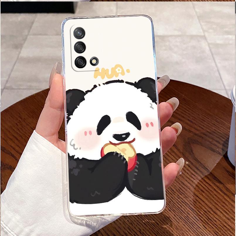 Case For Oppo A74 CPH2219 A95 CPH2365 A74 5G CPH2197 Back Cover Clear Luxury Cute Love Rabbit Funny Soft TPU Silicone Phone Case