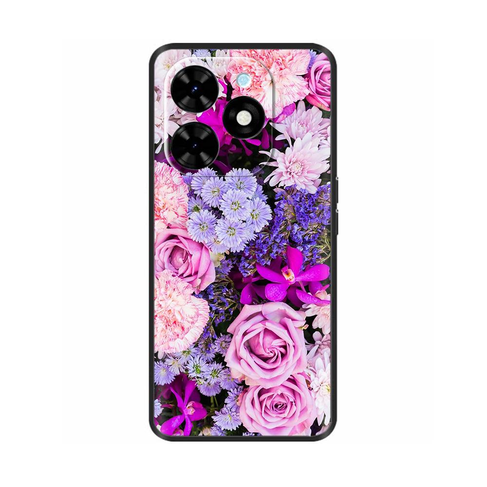 Shockproof Cover For Tecno Spark Go 2024 Case Soft Silicone Animals Painted Back Cover For Techno Spark Go 2024 Case Phone Cover