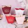 Valentine's Day Candy Box,chocolate Candy Packaging Bag, Decorated with Hot Stamping Hearts To Create a Festive Atmosphere