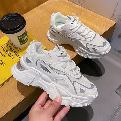 Dad Shoes Spring New Trendy Thick-soled Heightening Casual Shoes Versatile Fashion Breathable Sports Shoes