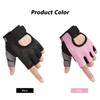 1 Pair Sports Workout Gloves For Men Women Non-slip Wear-resistant Motorcycle Fingerless Gloves For