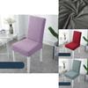 Stretchy Solid Color Chair Cover With Great Elasticity For Perfect Fitting