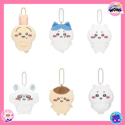 Sale Kawaii Chikawas Hachiware Usagi Angry Pun Series Plush Keychain Pendant Soft Stuffed Cartoon Plush Doll Toy Bag Pendant