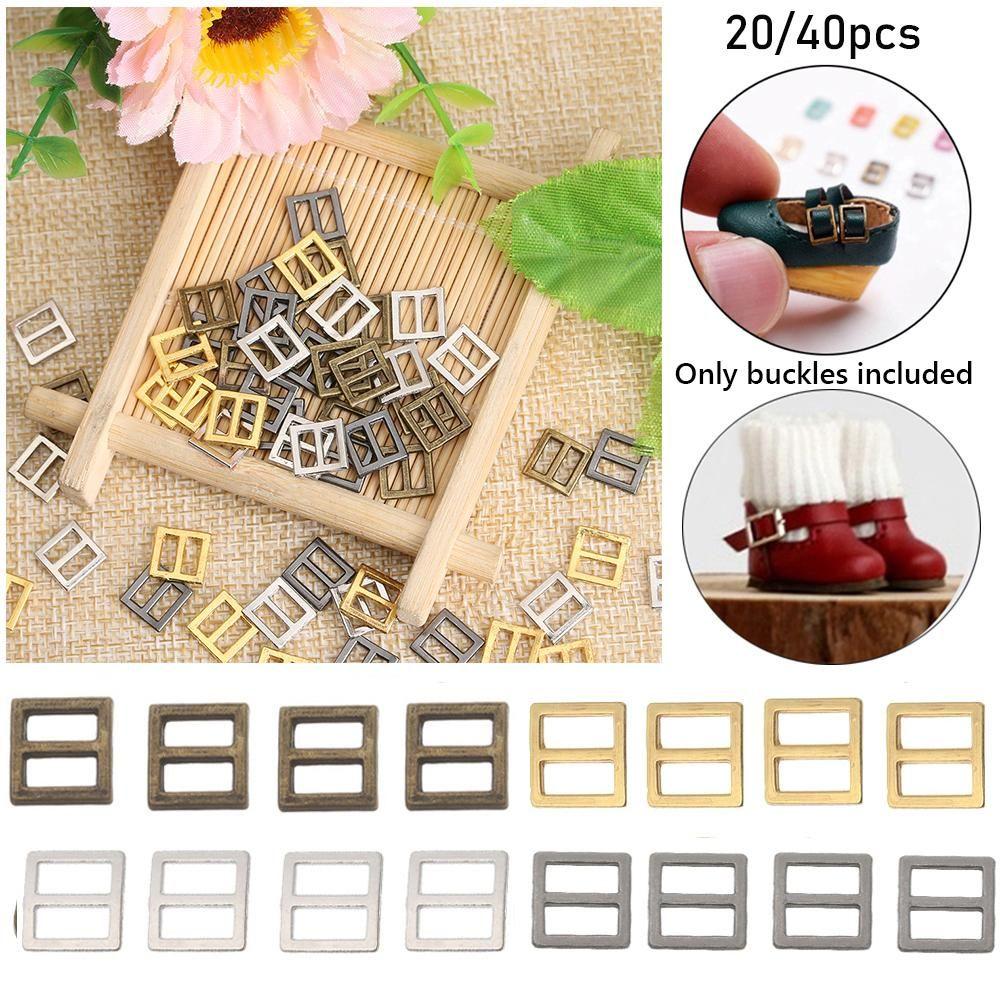 Stuffed Toys Mini Ultra-small Tri-glide Buckle Belt Buttons Diy Dolls Buckles Doll Bags Accessories