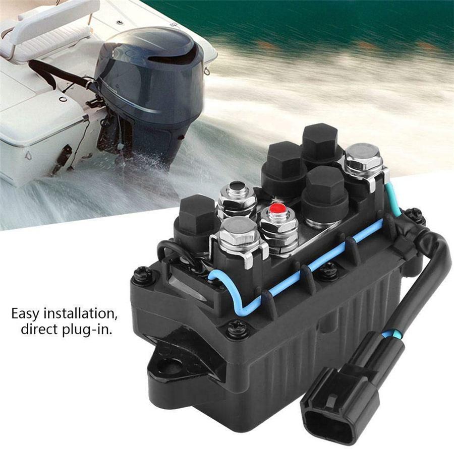 2 Pin Trim Starter Relay Fit For Yamaha F150 & 250 Outboard OEM# 63P-81950-00-00