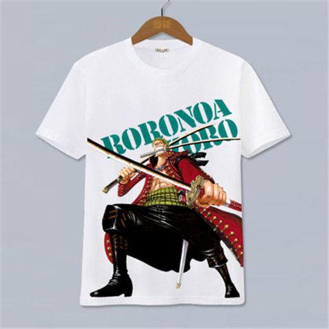 One Piece Anime Peripheral Clothes Shortsleeved Unisexs And Unisexs Cartoon Tshirt Y2k Cotton Print Tee Harajuku Streetwear Tops