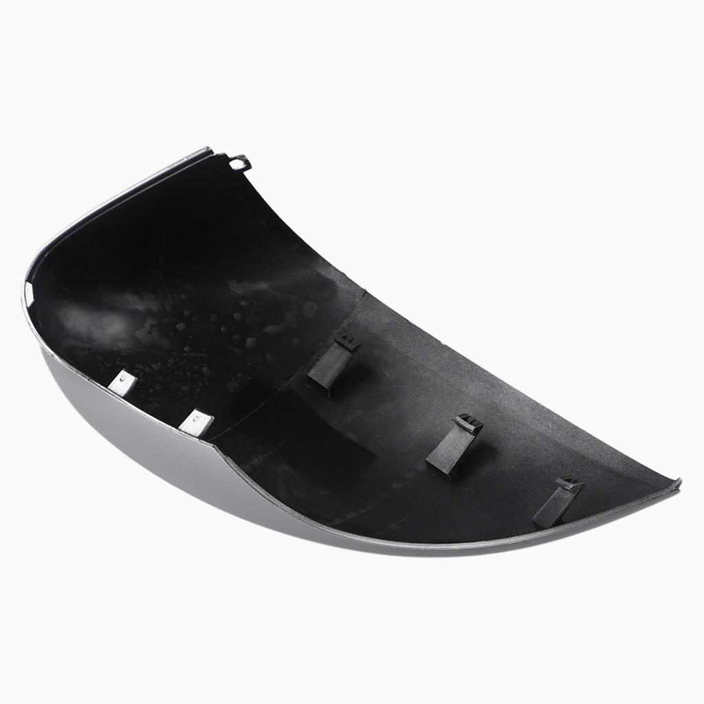Left Passenger Side Silver Wing Mirror Cover for Ford Fiesta MK7 Vehicles