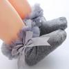 Children's Lace Socks Baby Cotton Girl Socks Baby Lace Bow Princess Socks
