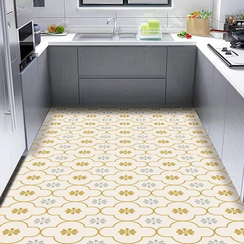 Modern Simple Kitchen Floor Mat Household Dirt-Resistant Wear-Resistant Oil-Absorbing Diatom Mud Floor Mat Non-Slip Water-Absorbing Easy To Take Care